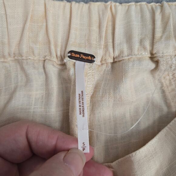 NEW Free People Quinn Harem Linen Blend Pants Size Small - Picture 4 of 7